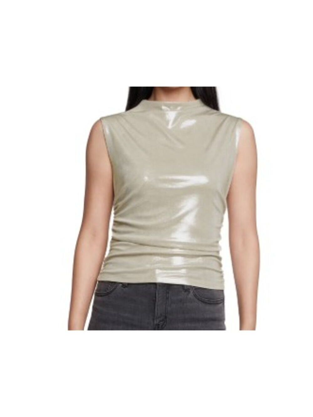✨Express Women's Mock Neck Tank White Size M